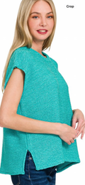 Zenana turquoise sweater vest