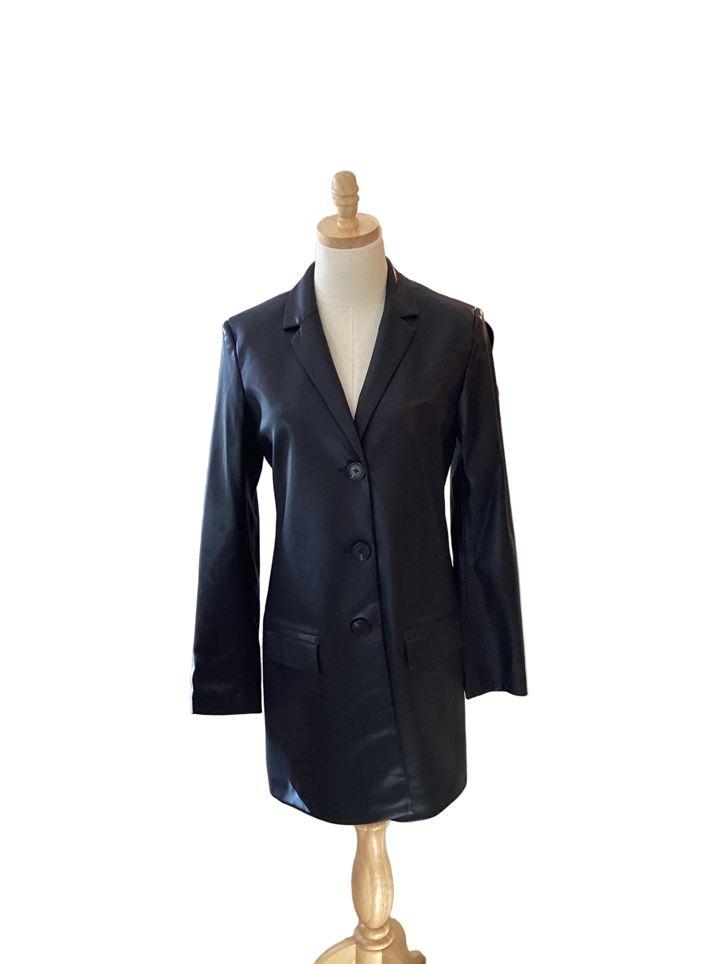 Joseph Ribkoff Leather Coat