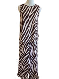 2 Hearts brown & beige animal print tank