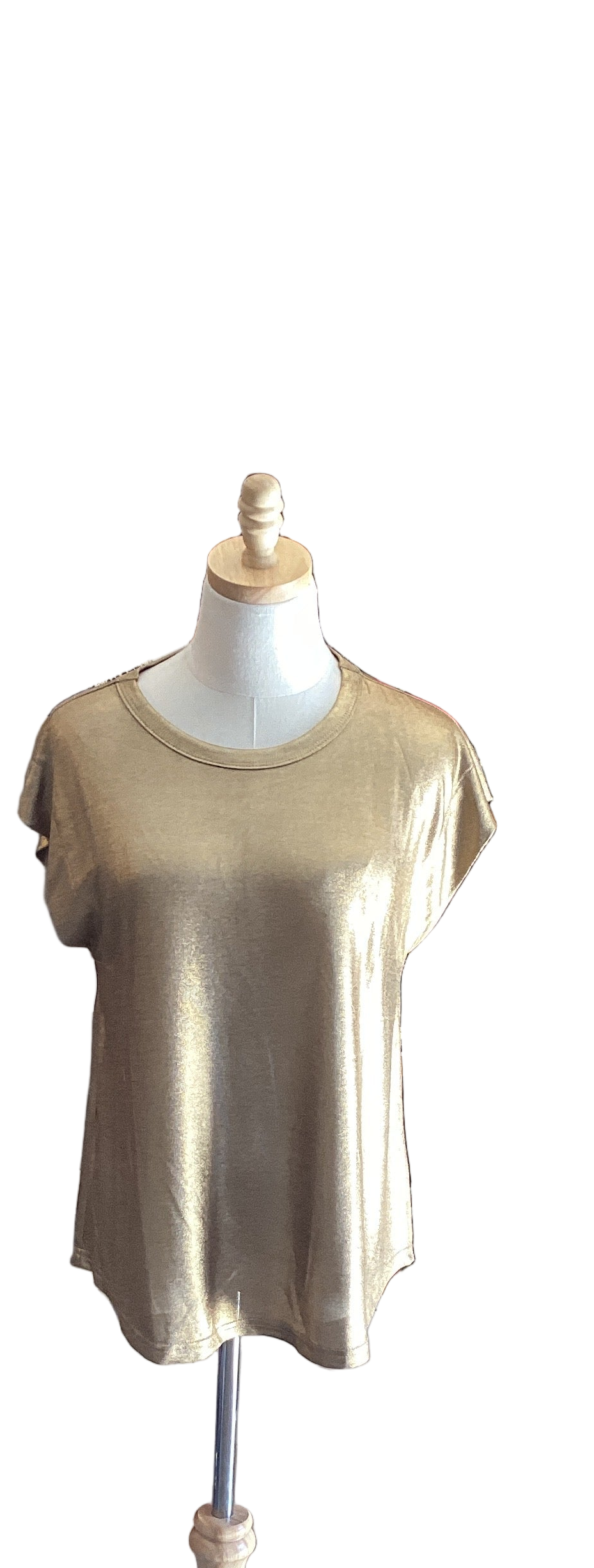 Jodifl gold cap sleeve T-shirt