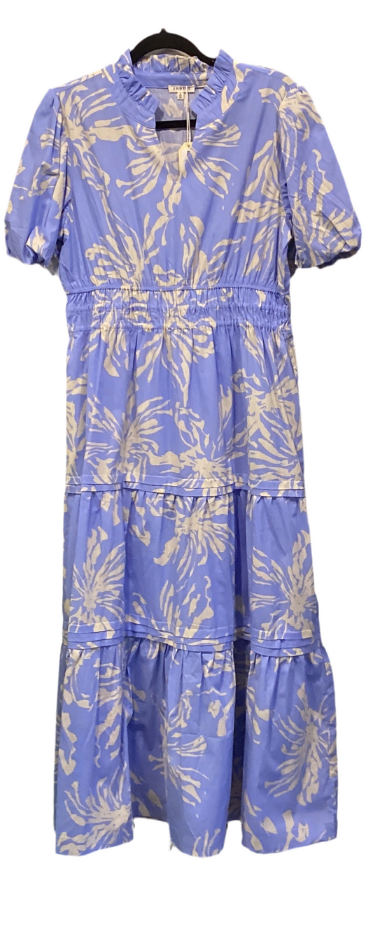 Jodifl periwinkle puff sleeve tiered maxi