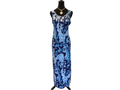 Tango Mango Dark/light blue print sleeveless maxi