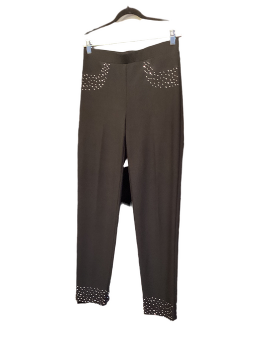 Frank Lyman black pant with rhinestone accent