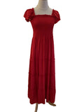 La La Muse Red Maxi Sundress