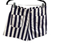 Jodifl Navy and White Striped Shorts