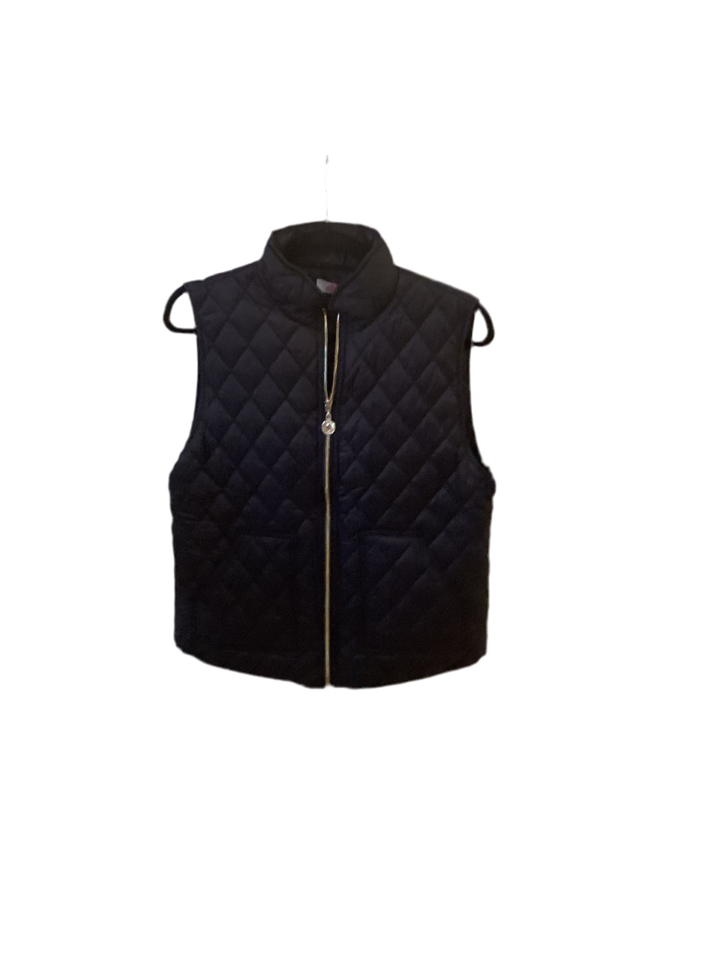 Aryeh black puff vest