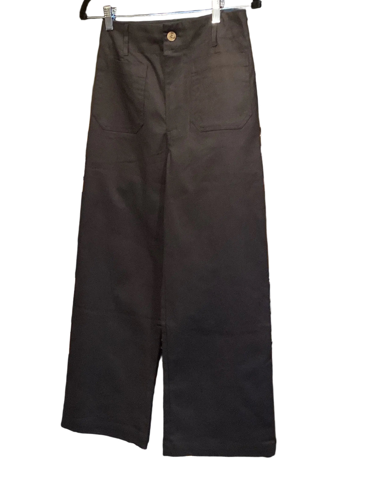 GiGio black stretchy denim like cropped pants