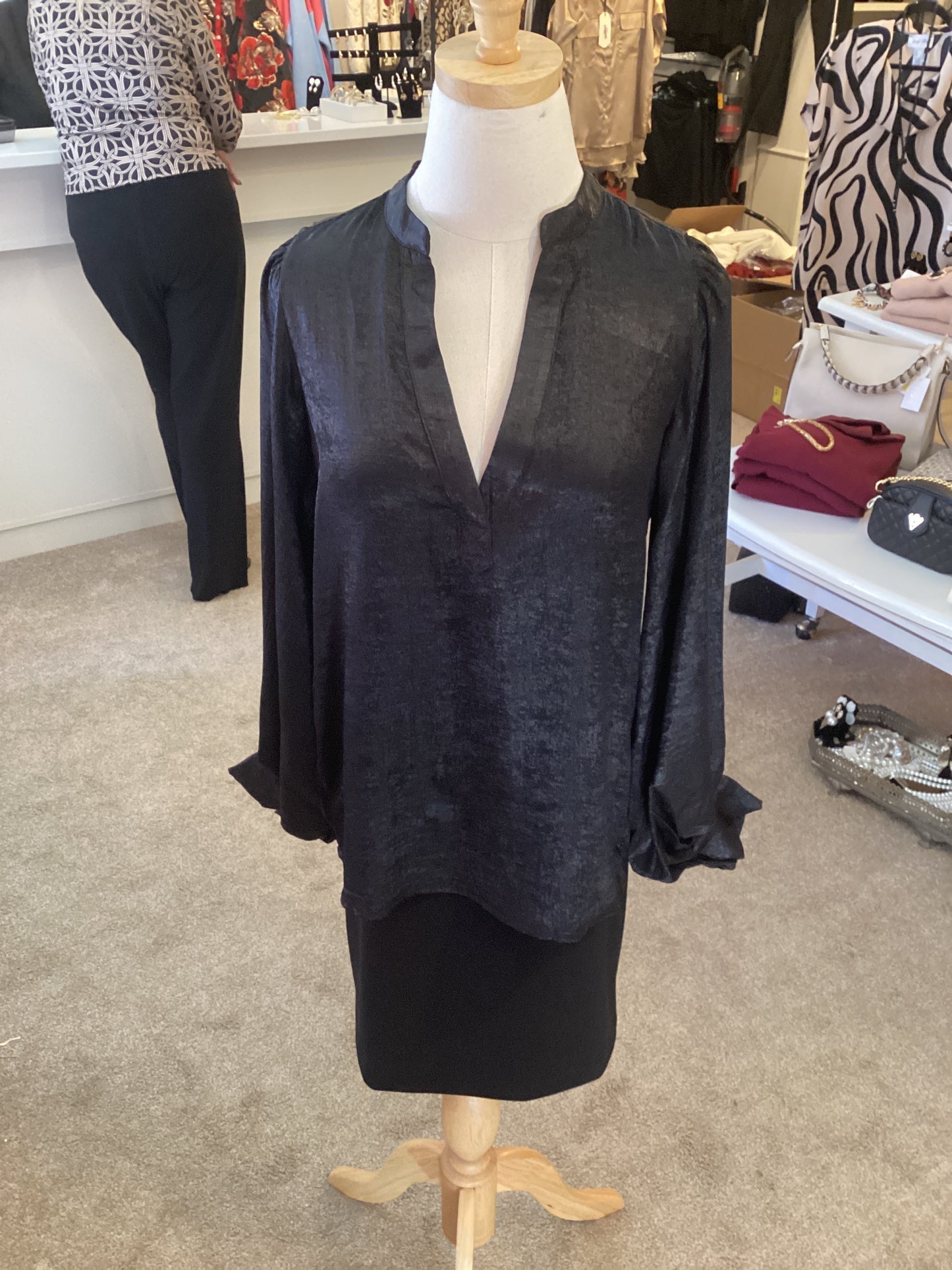 Fate floral 3/4 sleeve tunic