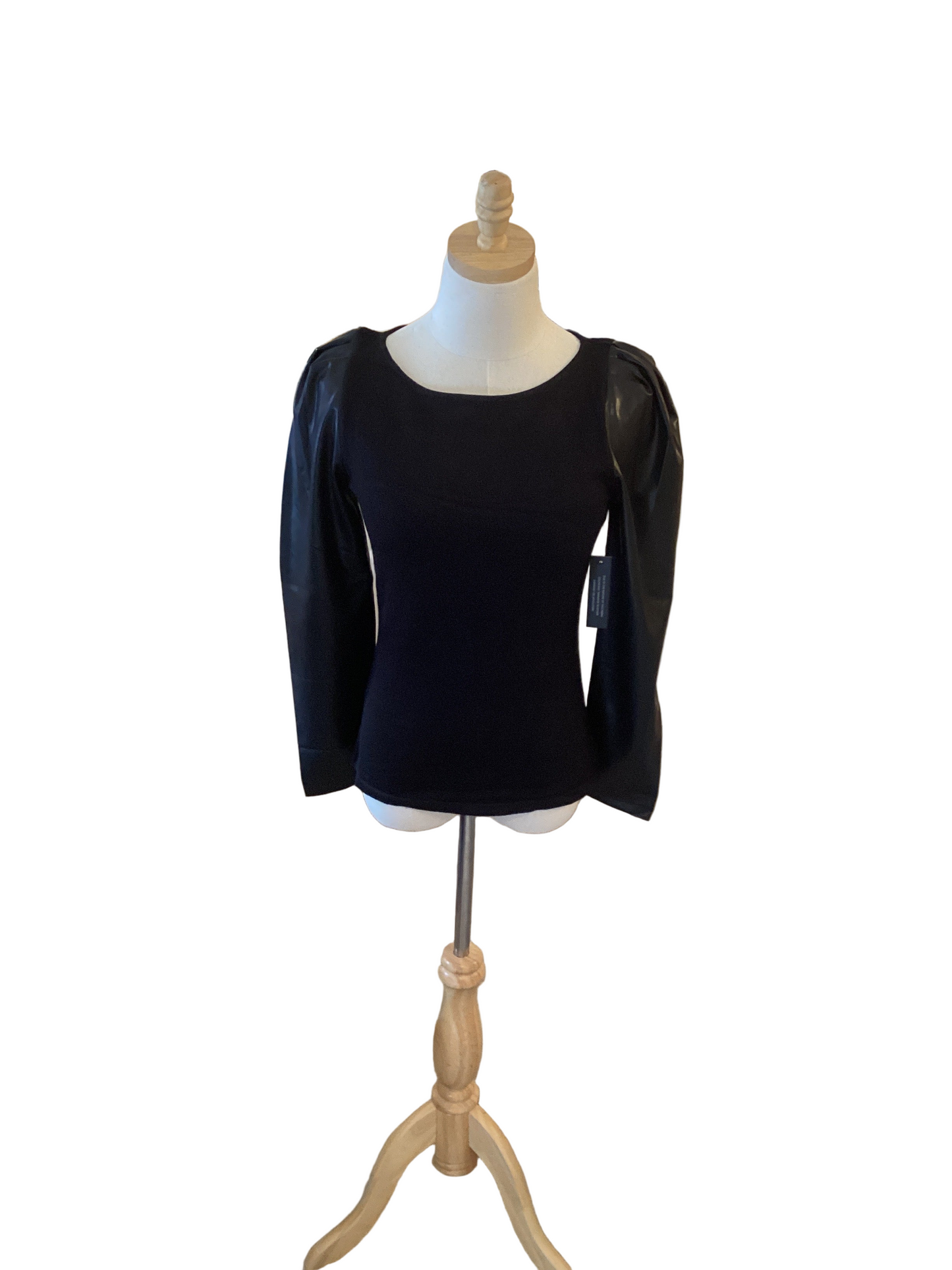 Fate black w liquid leather sleeves