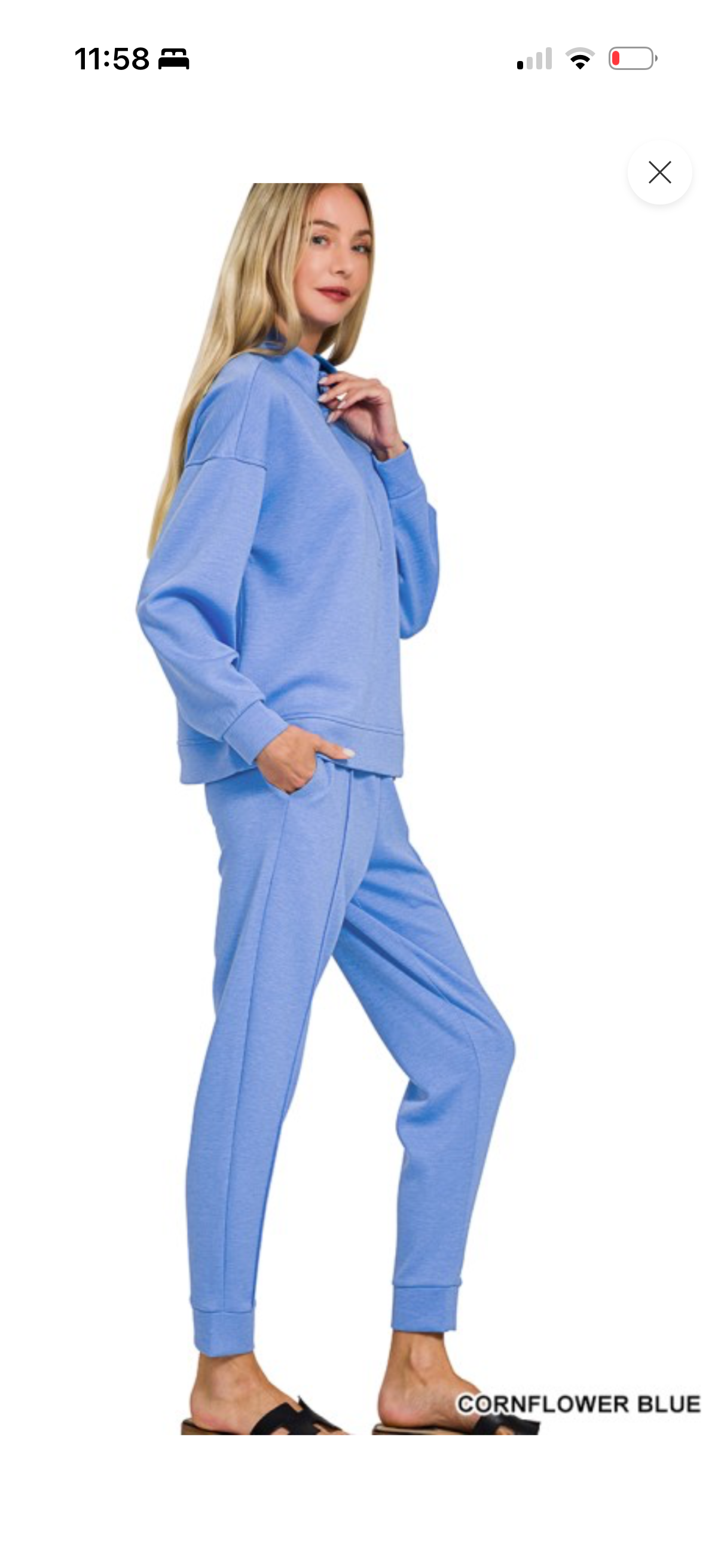 Zenana cornflower blue track set