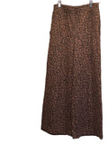 Entro Leopard Wide Leg Pant with elastic waist