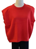 Zenana Ruby round neck sleeveless sweater vest